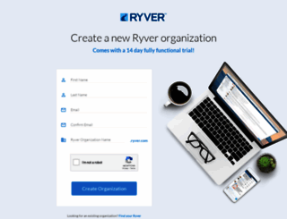 signup.ryver.com screenshot