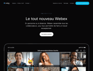 signup.webex.fr screenshot