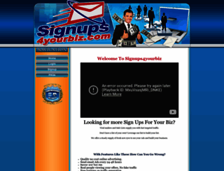 signups4yourbiz.com screenshot