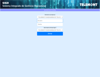 sigo.telemont.com.br screenshot