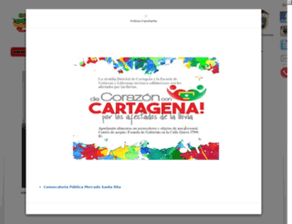 sigob.cartagena.gov.co screenshot