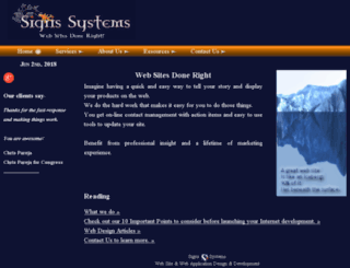 sigrissystems.com screenshot