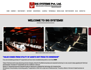 sigsystems.com screenshot
