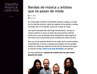 siguetumusica.com.mx screenshot