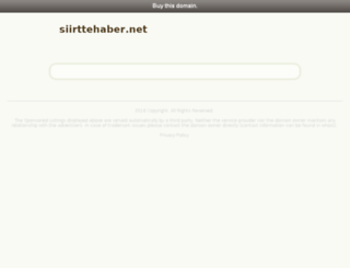 siirttehaber.net screenshot