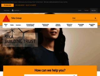 sika.com screenshot