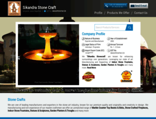 sikandrastonecraft.com screenshot