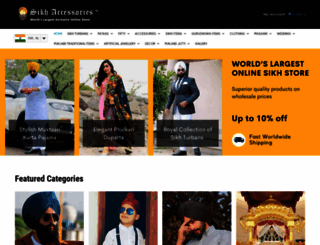 sikhaccessories.com screenshot