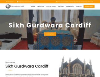 sikhgurdwaracardiff.com screenshot