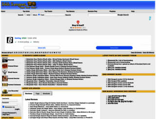 sikhsangeet.com screenshot