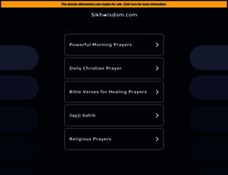sikhwisdom.com screenshot