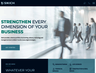 sikich.com screenshot