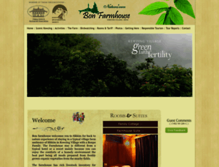 sikkimbonfarmhouse.com screenshot