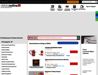 sikkimonline.com screenshot