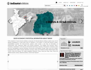 sikkimstat.com screenshot
