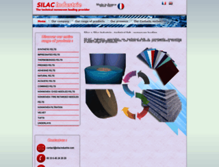 silacindustrie.com screenshot