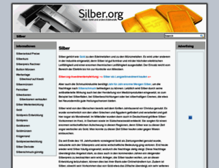 silber.org screenshot