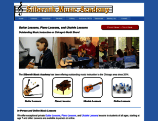 silbernikmusicacademy.com screenshot