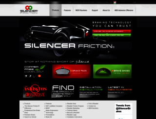 silencerfriction.com screenshot