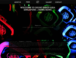 silent-disco.asia screenshot