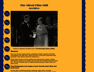 silentfilmstillarchive.com screenshot