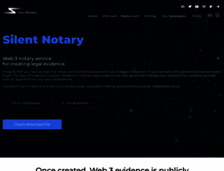 silentnotary.com screenshot
