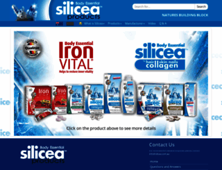 silicea.com.au screenshot