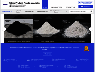siliconactivatedcarbon.com screenshot