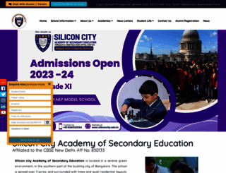 siliconcity.edu.in screenshot