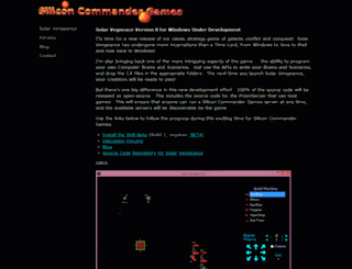 siliconcommandergames.com screenshot