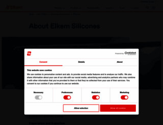 silicones.elkem.com screenshot