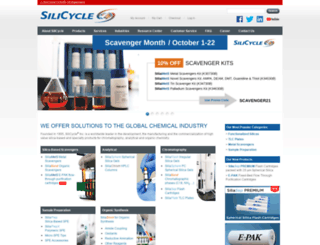 silicycle.com screenshot