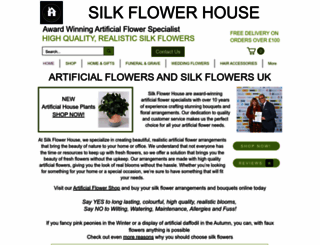 silkflowerhouse.com screenshot