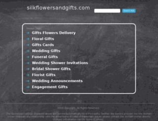 silkflowersandgifts.com screenshot