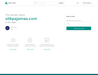 silkpajamas.com screenshot