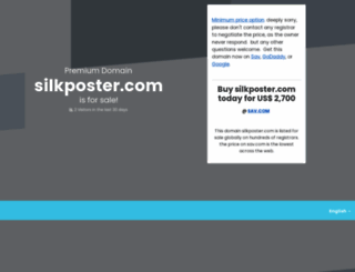 silkposter.com screenshot