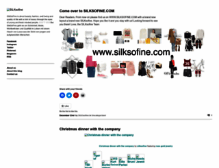 silksofine.wordpress.com screenshot