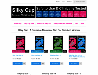 silkycup.com screenshot