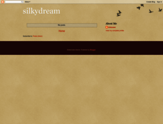 silkydream.blogspot.com screenshot