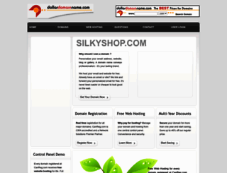 silkyshop.com screenshot