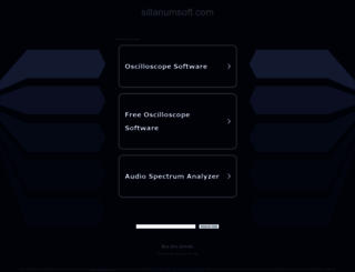 sillanumsoft.com screenshot