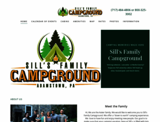 sillscampgrounds.com screenshot