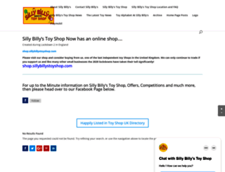 sillybillystoyshop.com screenshot
