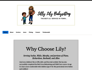 sillylilybabysitting.wordpress.com screenshot