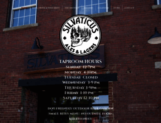 silvaticusbeers.com screenshot