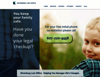 silverberglawoffice.com screenshot