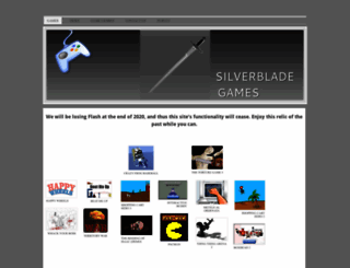 silverbladegames.weebly.com screenshot