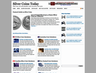 silvercoinstoday.com screenshot