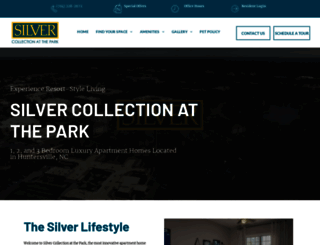silvercollectionatthepark.com screenshot
