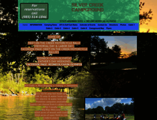 silvercreekcamp.com screenshot